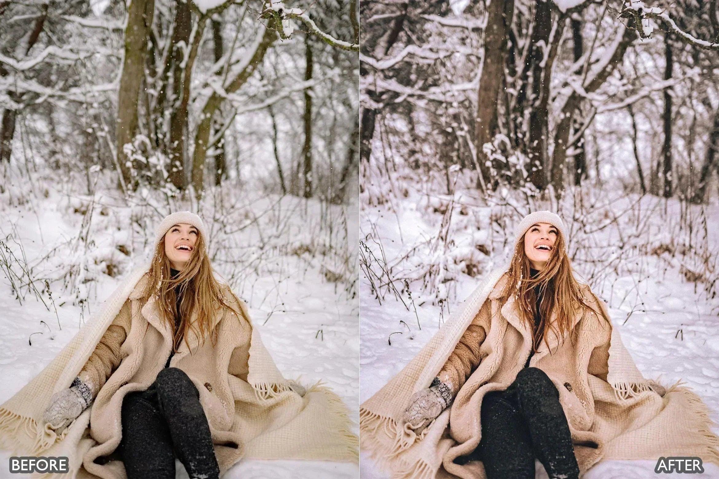 Winter Snow Lightroom Presets - adobe lightroom presets, Blogger presets, Cinematic Presets, instagram presets, lightroom presets, Portrait presets, presets before and after, professional lightroom presets, winter presets - aaapresets.com