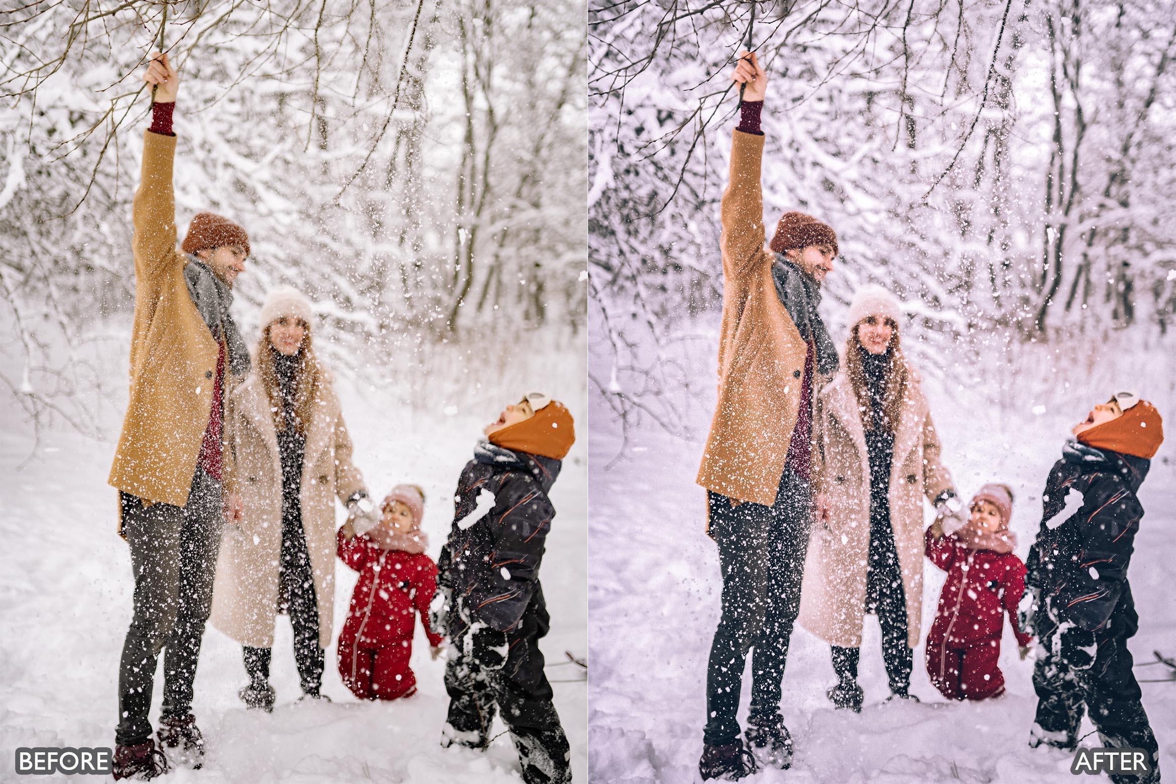 Winter Snow Lightroom Presets - adobe lightroom presets, Blogger presets, Cinematic Presets, instagram presets, lightroom presets, Portrait presets, presets before and after, professional lightroom presets, winter presets - aaapresets.com