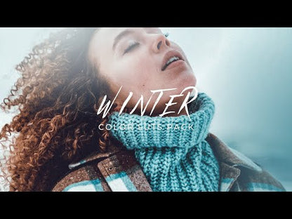 Snow Winter Cinematic Video LUTs Pack