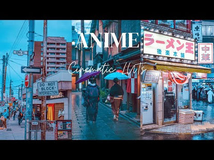 Anime Look Inspired Premium LUTs Pack